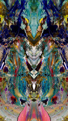 Abstract art background . Hand painting artwork . Canvas .