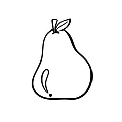 autumn doodle hand drawn outline