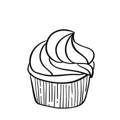 autumn doodle hand drawn outline