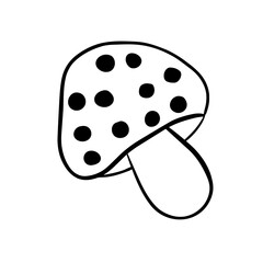 autumn doodle hand drawn outline