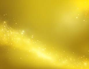 Realistic vector yellow background. Shiny yellow horizontal backdrop Glittering backround.