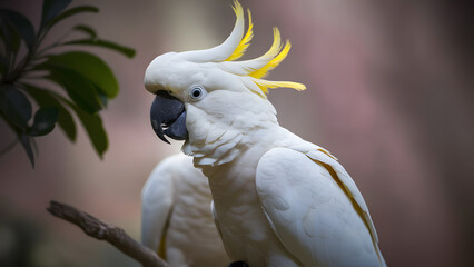 A Cockatoo's Graceful Display