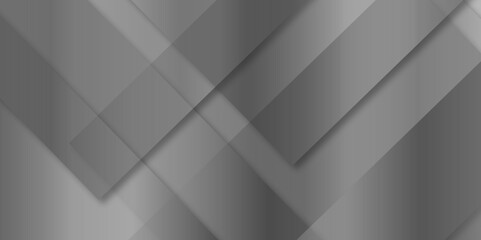 Obraz premium Modern luxury pattern of geometric white and gray color background, Elegant abstract background with grey lines with shadow. white paper transparent material in triangle technology and square shape 