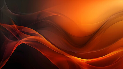abstract orange and black wave background