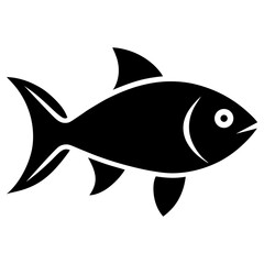 Fish icon vector design on white background. Fish icon