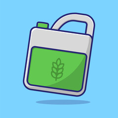 Jerry Can Vector, Illustration, Icon Isolated, Gardening Icon, Farming Illustration