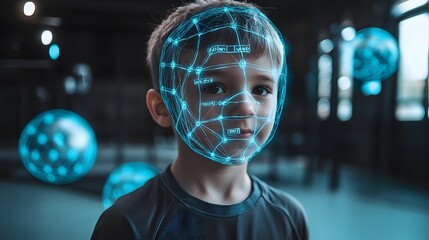 Candid photo of a child practicing sports with 2D tips on form and technique overlayed, merging physical activity with improvement cues, 4k resolution