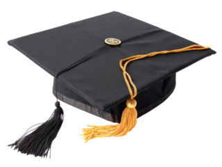 Graduation Cap Isolated on Transparent Background