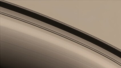 the planet Saturn seen up close in space