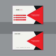Modern abstract business card design