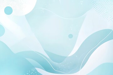 Light blue background with white dots and triangles, simple vector style, geometric shapes, soft gradients