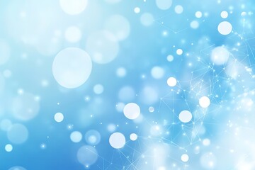 Light blue background with white dots and triangles, simple vector style, geometric shapes, soft gradients