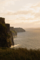 Cliffs of moher at sunset