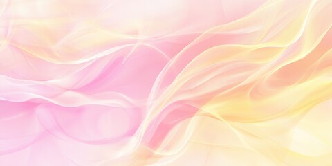 Soft gradient background in pastel pinks and yellows, blending smoothly
