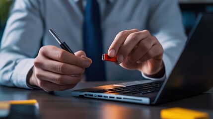 Insider Threat Concept with Covert Worker Action