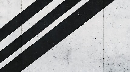 Fototapeta premium A minimalist background with alternating black and white horizontal lines, creating a balanced, high-contrast pattern with a modern aesthetic 