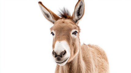 Fototapeta premium Happy Surprised Joyful Donkey