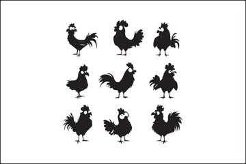 Rooster Silhouette Bundle | Farm Animal Vector Clipart | Cock SVG for Cricut & Laser Cutting

Rustic Rooster SVG Pack | Cock Silhouette Vectors | Farmhouse Decor Cut Files

Cock Vector Silhouettes | P