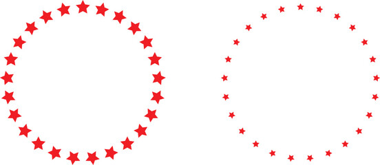 Stars in circle. stars circle pattern stencil. Clipart image isolated on white background. infographics, chart, presentation, app, Simple logo vector illustration