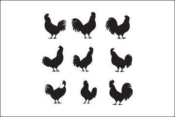 Rooster Silhouette Bundle | Farm Animal Vector Clipart | Cock SVG for Cricut & Laser Cutting

Rustic Rooster SVG Pack | Cock Silhouette Vectors | Farmhouse Decor Cut Files

Cock Vector Silhouettes | P