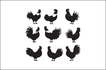 Rooster Silhouette Bundle | Farm Animal Vector Clipart | Cock SVG for Cricut & Laser Cutting

Rustic Rooster SVG Pack | Cock Silhouette Vectors | Farmhouse Decor Cut Files

Cock Vector Silhouettes | P