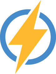 flash lightning bolt icon. flash thunder power icon. Electric symbols. Electric lightning symbols. Flash light sign. Electric vector icons, Bolt lightning flash icons