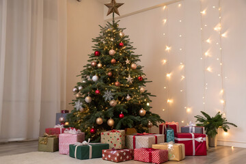 Christmas background, Christmas gift, Christmas decoration, Generative AI