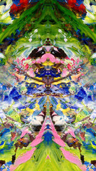 Abstract art background . Hand painting artwork . Canvas .