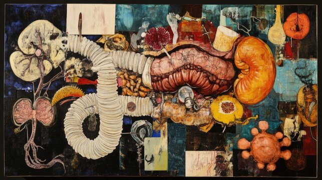 The body's digestive system