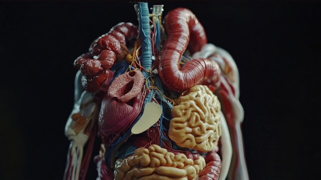 The body's digestive system