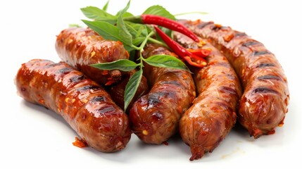 "Savor the Spice: Northern Thai Sausage - A Street Food Delight"