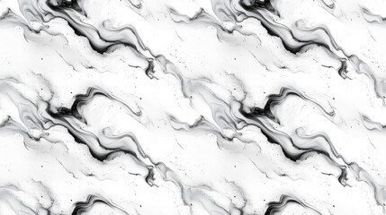Elegant seamless marble pattern in white silver and gray tones with abstract ink design perfect for ceramic tile flooring and interior decor