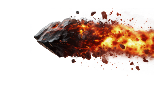 Water splash isolated on transparent background 