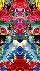 Abstract art background . Hand painting artwork . Canvas .