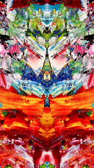 Abstract art background . Hand painting artwork . Canvas .