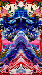 Abstract art background . Hand painting artwork . Canvas .