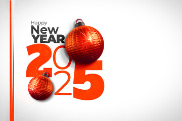 Happy New Year celebration banner and background design