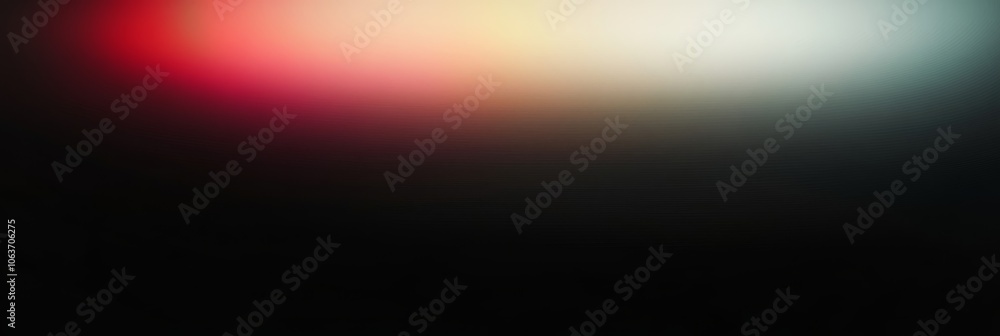 Poster a captivating abstract visual showcasing light and color gradients, creating a blurred emotional atm