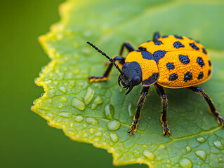 Explore the fascinating world of colorful beetles discover the unique features and habitats of the vibrant yellow and black insect