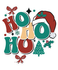 Best Selling Christmas retro T Shirt Design 