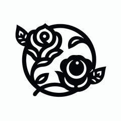 rose logo illustration