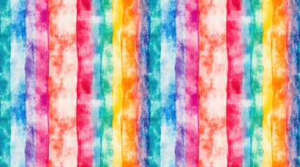 Colorful tie dye stripes in a seamless pattern artistic texture for vibrant backgrounds