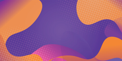 Colorful geometric background. Liquid color background design. Fluid shapes composition. Eps10 vector