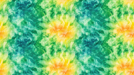 Vibrant tie dye drawing with bright green watercolor texture perfect for fashion backgrounds and artistic designs