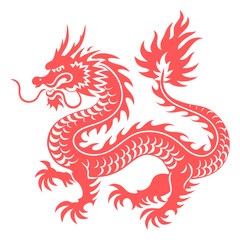 Dragon icon vector art silhouette design image