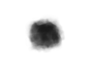 Black watercolor painted brush stroke