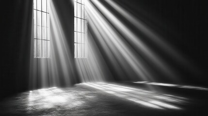 rays of light streaming from the top left of a clean white background creating a beautiful effect of illumination and warmth enhancing the sense of depth and dimension