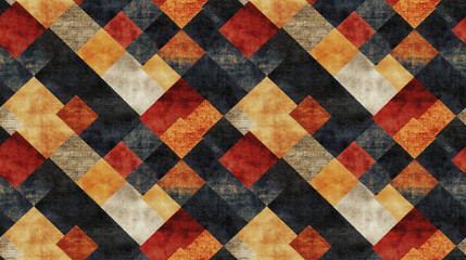 Fototapeta premium Seamless textile pattern featuring carpet and rug designs with rich textures and contemporary colors perfect for home decor and interior design projects