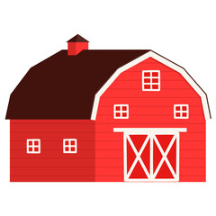 red barn illustration © AnotaiSi