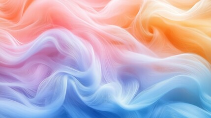 Obraz premium A Harmony of Light and Color in Dreamy Fluid Motion